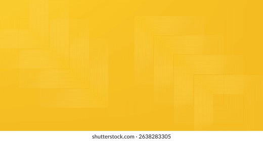 Abstract yellow gradient arrow shape overlay layer background with arrow pattern and shadow. Modern graphic element. Suit for poster, brochure, banner, business, cover, web, flyer. Vector illustration