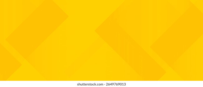 Abstract yellow gradient arrow shape overlay layer background with arrow pattern and shadow. Modern graphic element. Suit for poster, brochure, banner, business, cover, web, flyer. Vector illustration