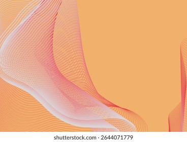 Abstract yellow gradient background. Geometric lines pattern. Modern gradient lines. Futuristic technology graphic design. Suit for business, header, cover, wallpaper, website, flyer