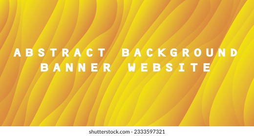 abstract yellow gradient background with wave lines. Modern gradient wave colorful background. Suitable for covers, posters, presentations, banners, websites and wallpapers