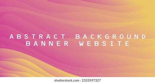 abstract yellow gradient background with wave lines. Modern gradient wave colorful background. Suitable for covers, posters, presentations, banners, websites and wallpapers
