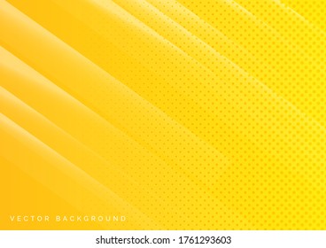 Abstract yellow gradient background wiht halftone. You can use for ad, poster, template, business presentation. Vector illustration