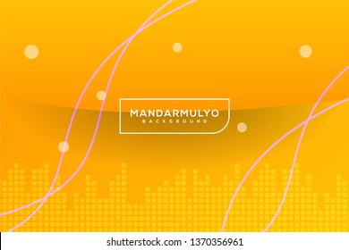abstract yellow gradient curve statistics shapes irregular background landing page wallpaper home screen theme vector illustration eps 10