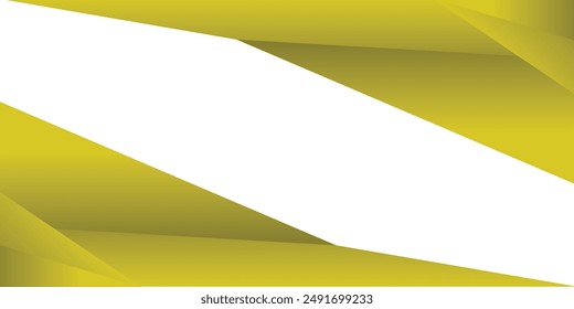 Abstract yellow gradient geometric with diagonal line and shadow on white background. modern futuristic sport and technology banner concept.