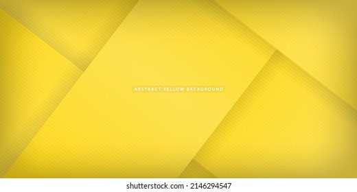 Abstract yellow gradient illustration background with simple pattern.overlap style cool design.Eps10 vector