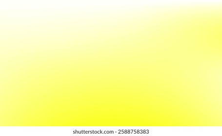 Abstract yellow gradient with spotlight. Bright color gradient. Minimal color gradient. Soft color gradient. Vector illustration