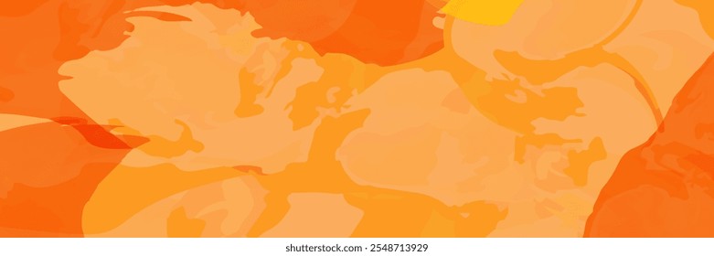 Abstract yellow gradient vector background.Autumn warm orange pattern. Light mesh background.Modern futuristic wave.Gold designer wallpaper.