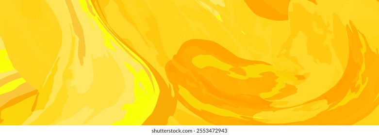 Abstract yellow gradient vector background.Autumn warm orange pattern. Light mesh background.Modern futuristic wave.Gold designer wallpaper.