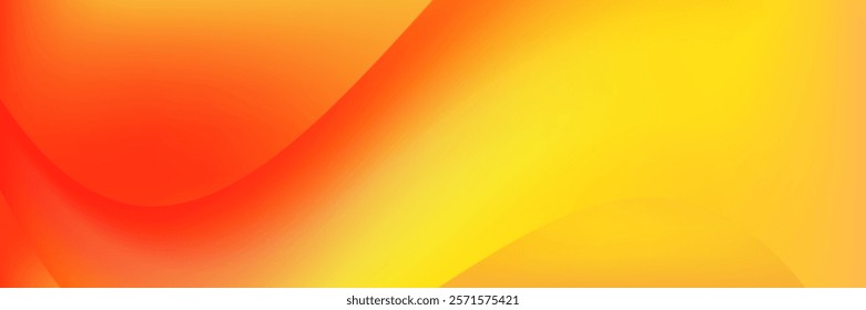 Abstract yellow gradient vector background.Autumn warm orange pattern. Light mesh background.Modern futuristic wave.Gold designer wallpaper.