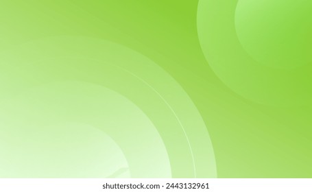 Fondo amarillo y verde abstracto con círculos. Ilustración creativa para póster, web, aterrizaje, página, portada