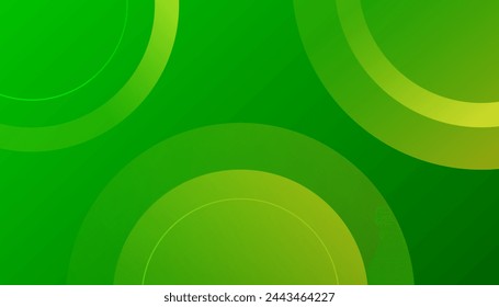 Abstract yellow and green background with circles. Applicable for gift card, Poster on wall poster template, EPS 10