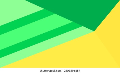 ABSTRACTAS FONDO VERDE AMARILLO ELEGANTE DISEÑO COLORIDO PLANO CON FORMAS GEOMÉTRICAS PLANTILLA DE VECTOR BUENO PARA EL SITIO WEB MODERNO, FONDO DE PANTALLA, DISEÑO DE CUBIERTA 