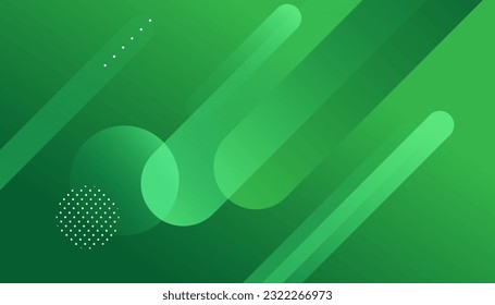 Abstract yellow and green background. Fluid shapes composition.  Creative colorful wallpaper. Trendy gradient poster. Vector illustration
