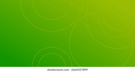 Fundo verde amarelo abstrato. Terno para design de apresentação com conceito corporativo e empresarial moderno. Ilustração de vetor simples 3D