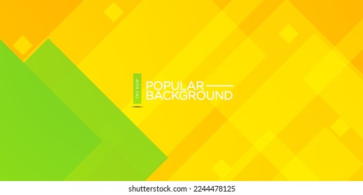 Resumen del fondo de la ilustración de la combinación de degradado amarillo y verde con un patrón simple. diseño fresco.vector Eps10