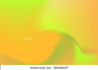 abstract yellow and green mesh gradient background or wallpaper backdrop, banner website, advertising banner design idea concept. vector eps.