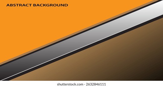 Abstract Yellow with Grey Background Modern Simple Presentation Design for Corporate Business and Institutions