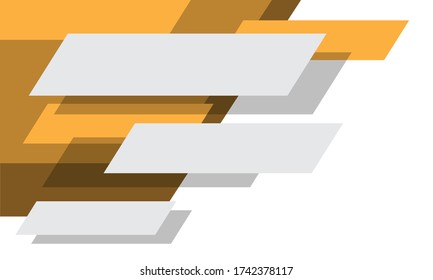 Abstract yellow grey white motion technology futuristic background vector illustration.
