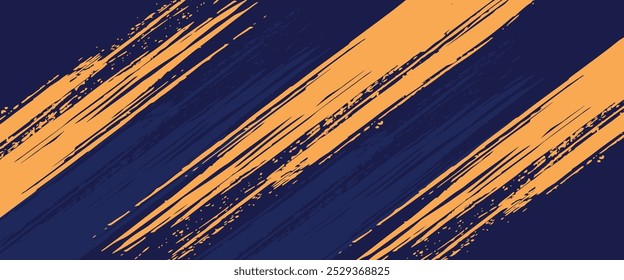 abstract yellow grunge on dark blue background