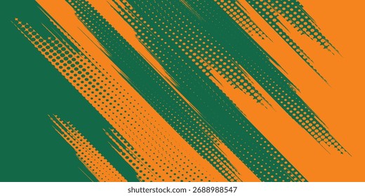 Textura Amarilla Abstractas De La Pintura Del Grunge En Diseño De Fondo Verde