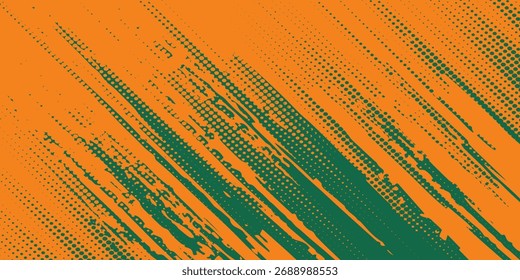 Textura Amarilla Abstractas De La Pintura Del Grunge En Diseño De Fondo Verde