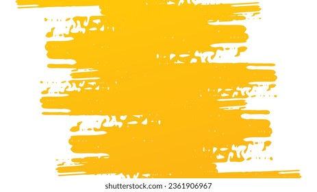 Abstract yellow grunge texture on white vector background for brochure flyer banner template design