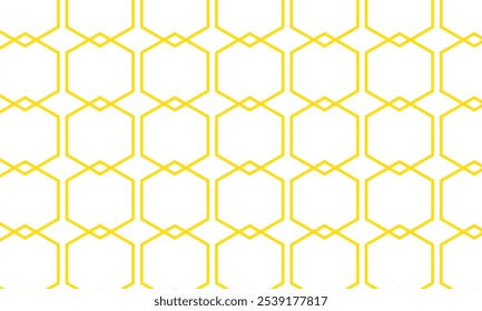 padrão de hexágono amarelo abstrato pode ser usado fundo, papel de parede, pano de parede.