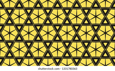 Abstract yellow light background.Vector seamless pattern