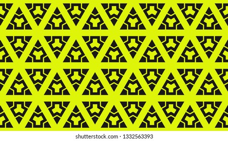Abstract yellow light background.Vector seamless pattern