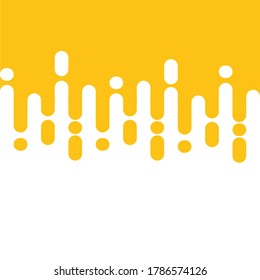 Abstract yellow line Flat design background