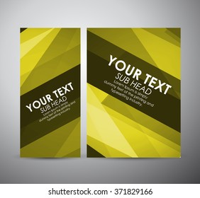 Abstract yellow line. Graphic resources design template. Vector illustration