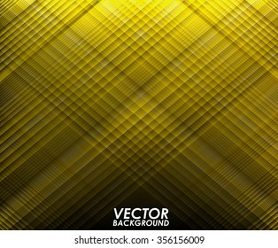 Abstract yellow line pattern background. Vector illustration