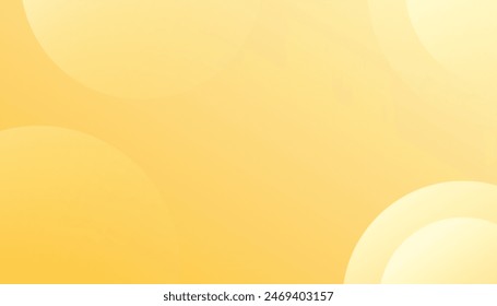 Abstrakter gelber Flüssigkeitshintergrund. Fluidzusammensetzung von Formen.  Dynamische Schallwelle. Designelement. Vektorillustration