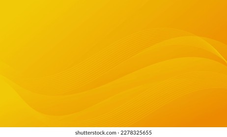 Abstract Yellow  liquid background. Modern  background design. Dynamic Waves. Fluid shapes composition.  Fit for website, banners, brochure, posters