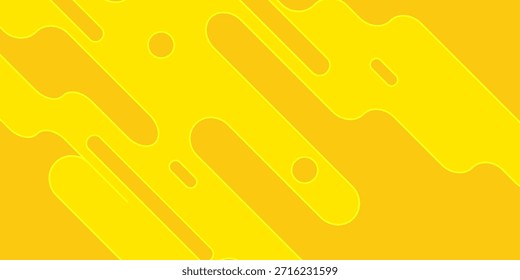 Abstract Yellow Liquid Shapes Background with Modern Flowing Pattern. Modern creative trendy design in vector EPS 10