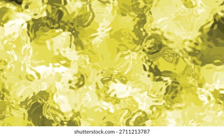 Fondo Abstractas de textura líquida amarilla con patrones animados fluidos y ondulados, agua plástica abstracta, Imagen Libre de regalías de stock.