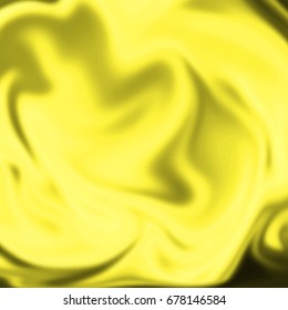 Abstract Yellow Marble ink Texture Background. Vector
