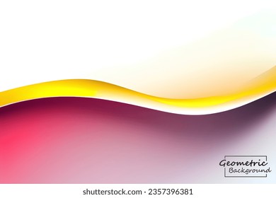 Abstract yellow mix geometric background. Dynamic shapes composition. Vector illustration.