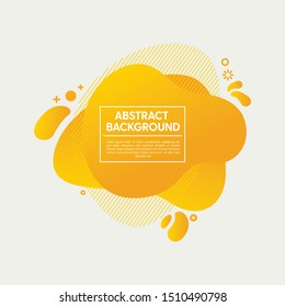 Abstract Yellow modern graphic elements vector