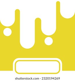 abstract yellow modern poster, moder social media post template, abstract liquid design template