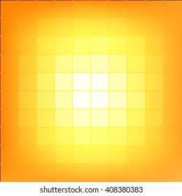 Abstract yellow mosaic background.