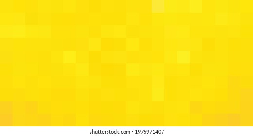 Abstract Yellow mosaic background. Vector background. Gold mosaic. Pixel art background.
