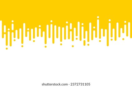 Abstract yellow mustard rounded lines background 