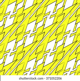 Abstract yellow / neon background pattern. Seamlessly repeatable.