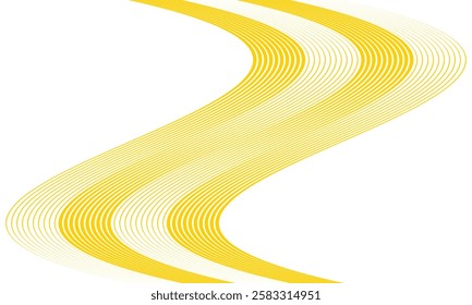 abstract yellow oblique edgy flag line pattern art suitable for background.