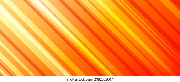Abstract yellow orange background with diagonal lines. Red yellow texture with smooth gradient and stripes. Modern template for banner, presentation, flyer, poster, brochure, magazine, leaflet. Vector