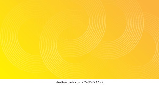 Abstract yellow orange background with flowing lines for futuristic concept. Dynamic waves. vector illustration