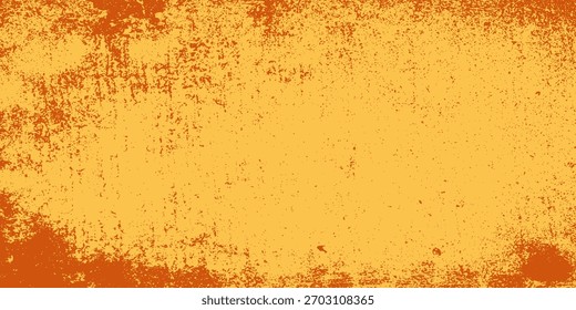 Abstractas Fondo amarillo anaranjado con textura y manchas de pintura de acuarela y grunge vintage afligido 