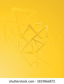 Abstract yellow and orange cololr tone, moving dotted lines background.