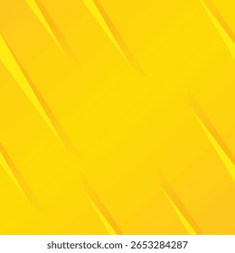 Abstract Yellow and Orange Colored Background with Diagonal Stripes. Vector Geometric Minimal Pattern. Modern Sleek Texture. folded paper style